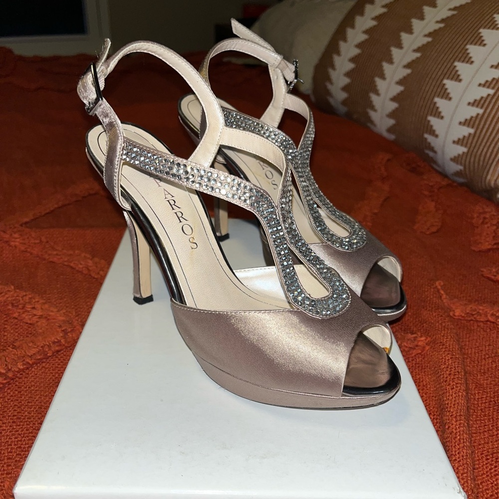 Satin heels